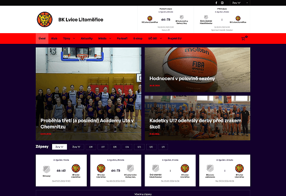 BK Lvice Litoměřice web